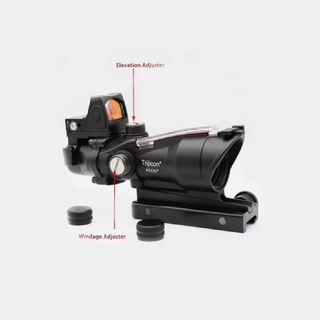 [WC-3674] Mira Trijicon Acog + Rmr Táctica Óptica Roja Airsoft Militar